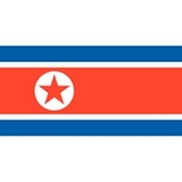 North Korea Flag and Emblem