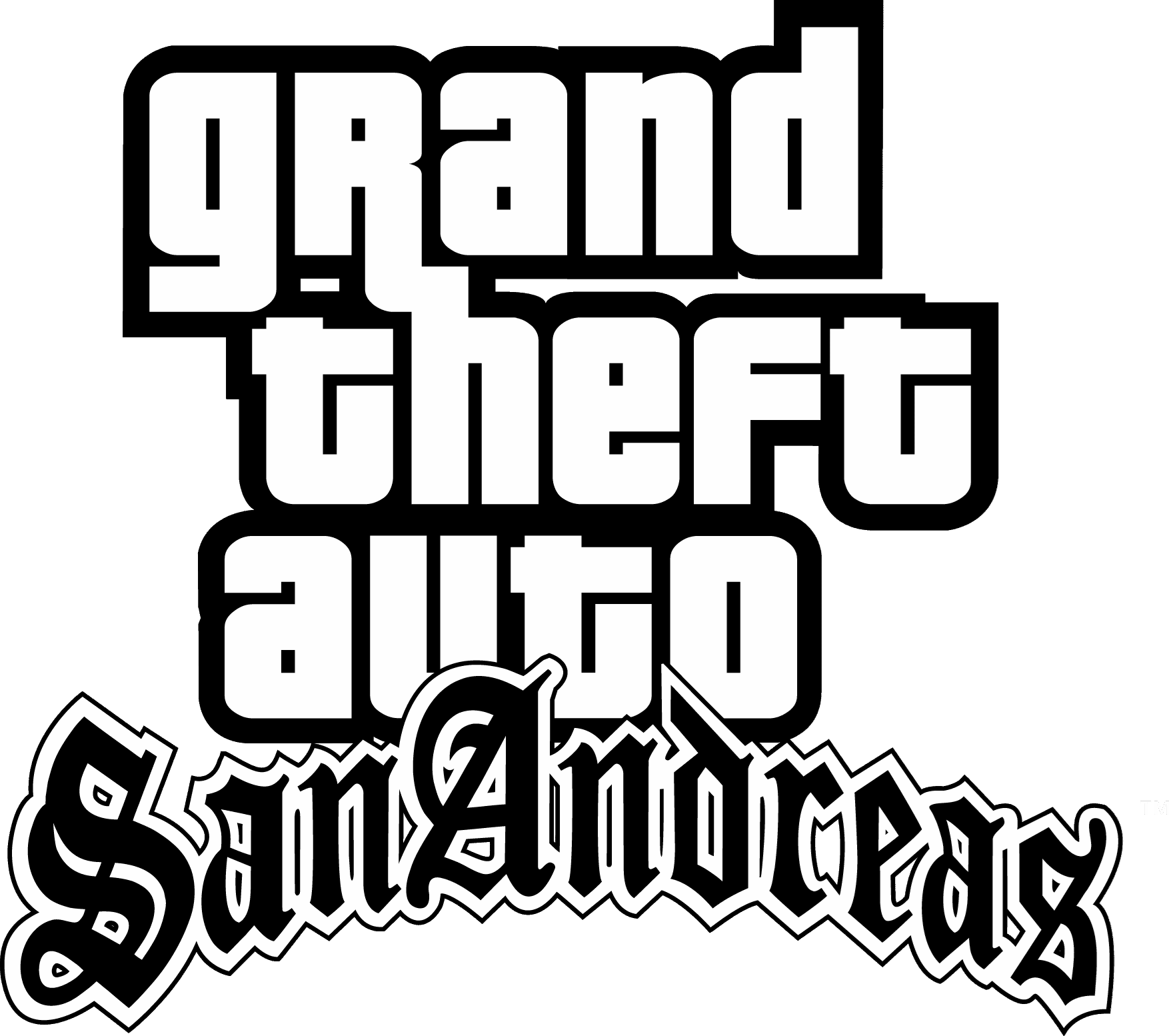 grand theft auto sanandreas logo