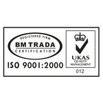 ISO 9001:2000 BM TRADA Logo