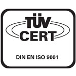 TUV Cert Logo [ISO 9001]