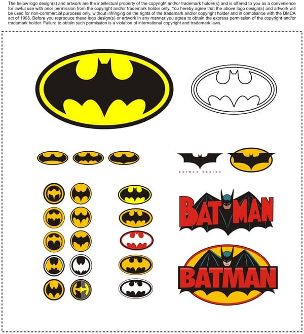 batman logos