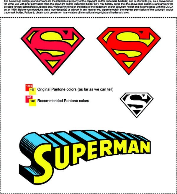 superman logos