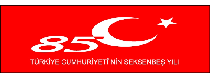 cumhuriyetin 85 yili logosu