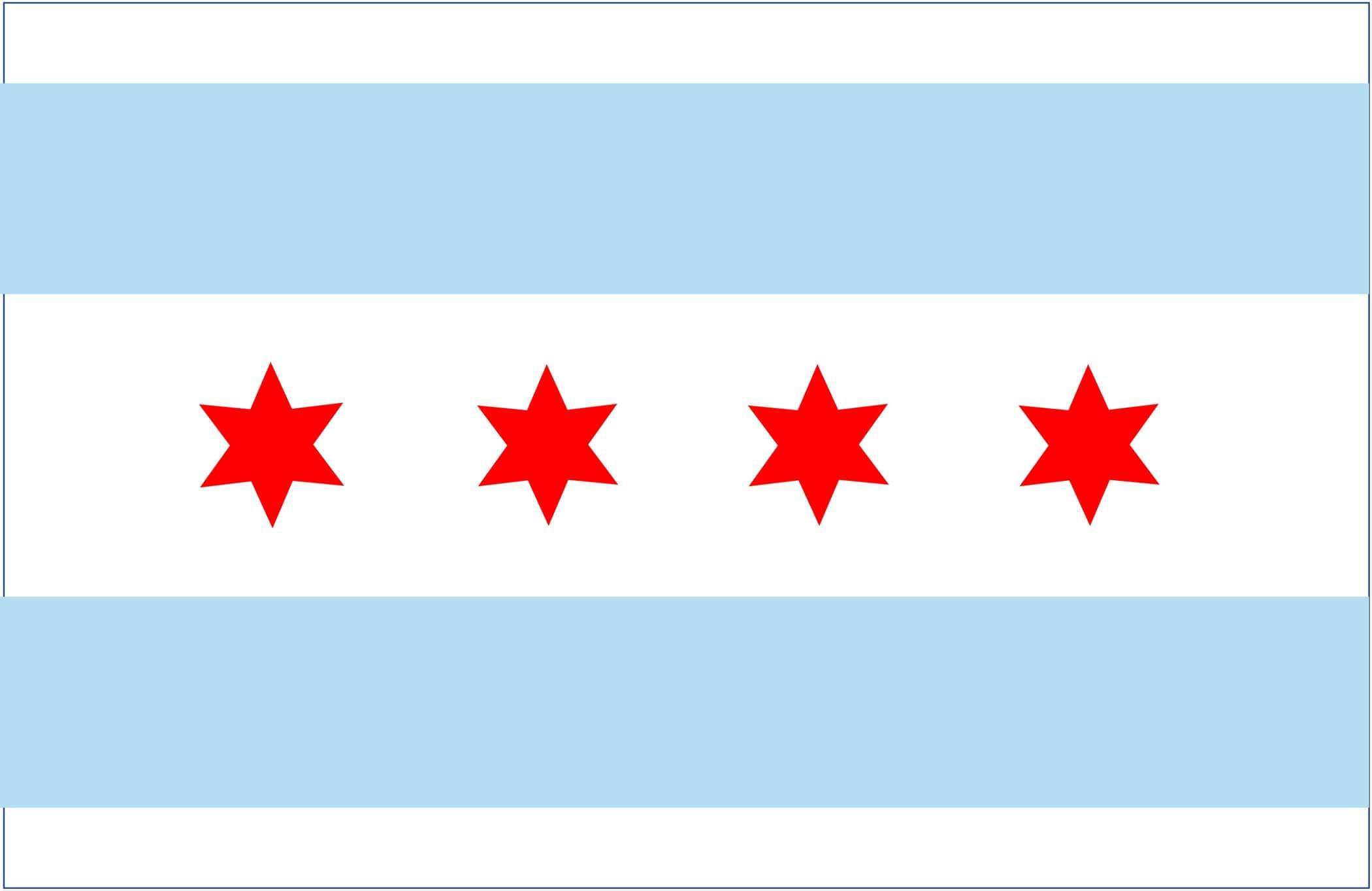 Chicago City Flag