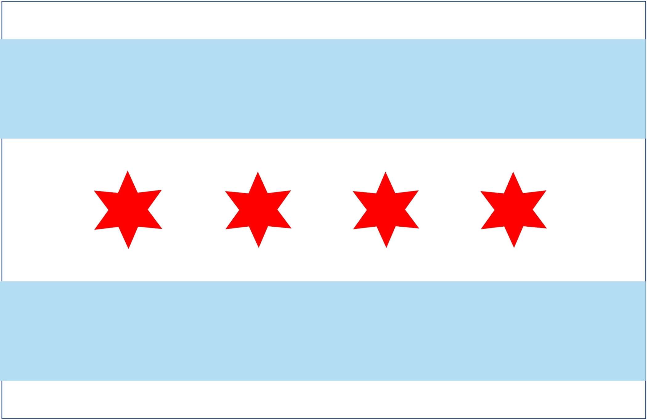 Chicago City Flag