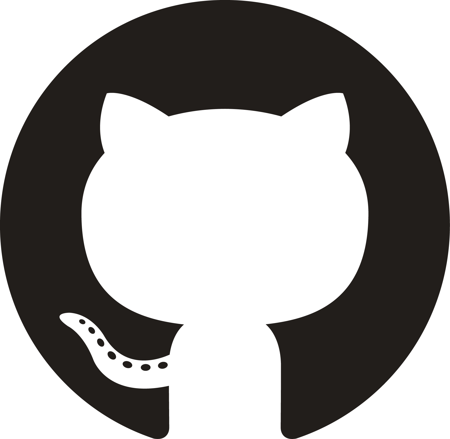 github logo mark