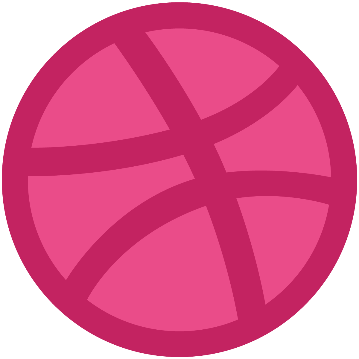 dribbble ball logo